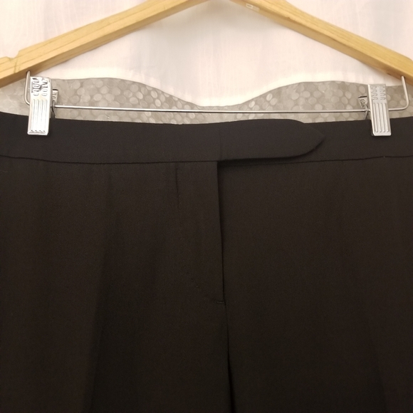 6267 Black Wool Trousers, Size 44 (US 8), New with Detached Tags  - Picture 5 of 10